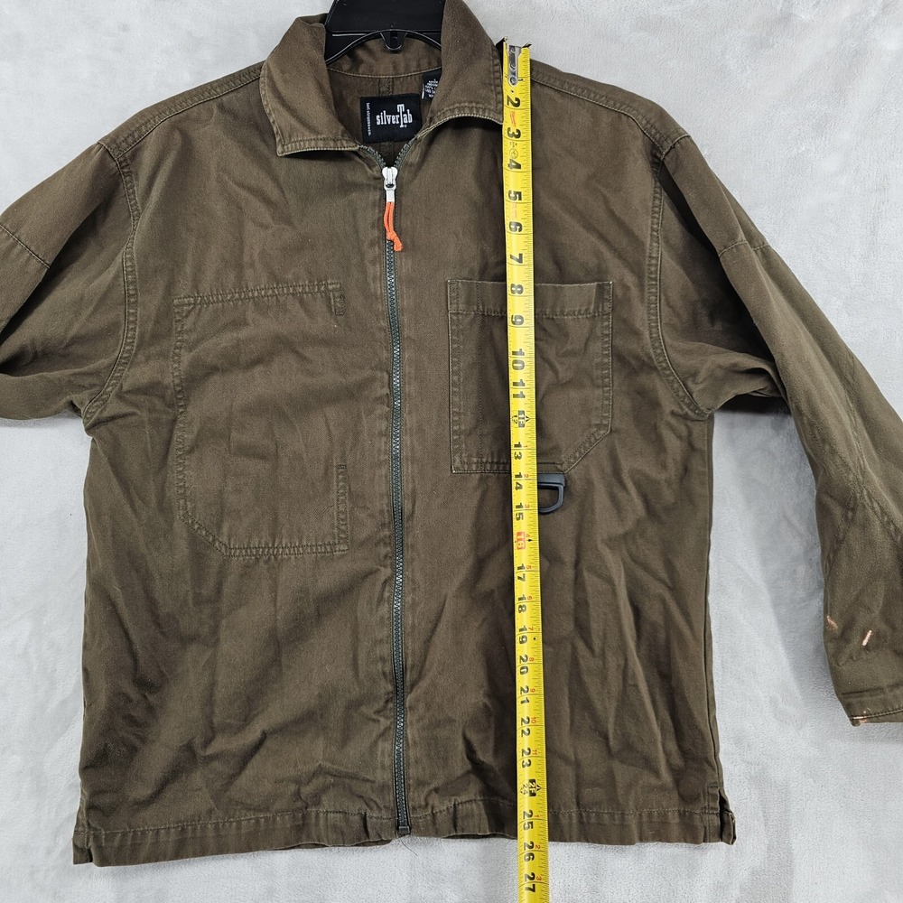 Levi's SilverTab Jacket Mens Large Brown Vintage Full Zip Utility Workwear - Picture 6 of 9